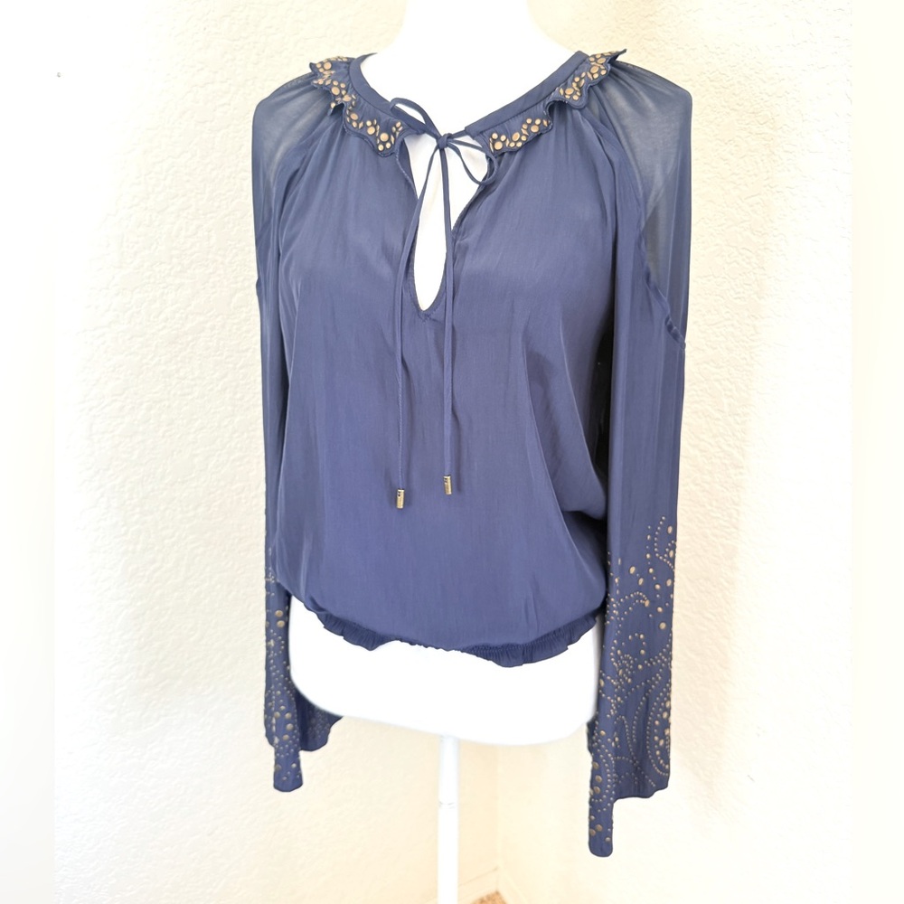 Ramy Brook Women's Tilly‎ Embellished Long Sleeve Top